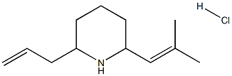 2-ALLYL-6-(2-METHYL-PROPENYL)-PIPERIDINE HYDROCHLORIDE 구조식 이미지