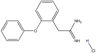 2-(2-PHENOXY-PHENYL)-ACETAMIDINE HCL Structure