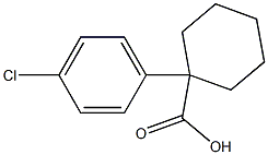 4-CHLOROPHENYL-1-CYCLOHEXANE CARBOXYLIC ACID 구조식 이미지