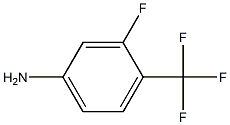 3-FLUORO-4-(TRIFLUOROMETHYL)ANILINE,98% Structure