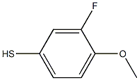 3-FLUORO-4-METHOXYTHIOPHENOL 97% 구조식 이미지