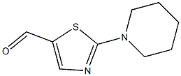 2-(1-PIPERIDINO)THIAZOLE-5-CARBOXALDEHYDE Structure