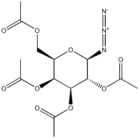 2,3,4,6-TETRA-O-ACETYL-B-D-GALACTOPYRANOSYL AZIDE, 99% MIN. HPLC 구조식 이미지