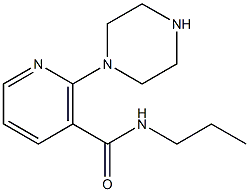 2-(1-PIPERAZINO)-N-PROPYLNICOTINAMIDE 구조식 이미지