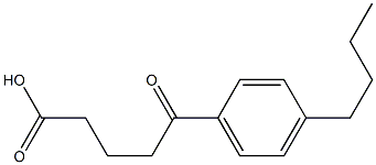 5-(4-N-BUTYLPHENYL)-5-OXOVALERIC ACID 95% Structure