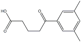 5-(3,5-DIMETHYLPHENYL)-5-OXOVALERIC ACID 95% 구조식 이미지