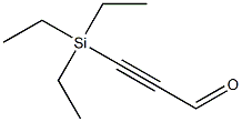 3-TRIETHYLSILYLPROPYNAL 97% Structure