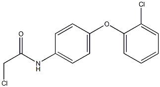 2-CHLORO-N-[4-(2-CHLOROPHENOXY)PHENYL]ACETAMIDE Structure