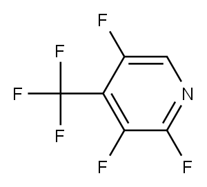 2,3,5-TRIFLUORO-4-(TRIFLUOROMETHYL)PYRIDINE 97% Structure