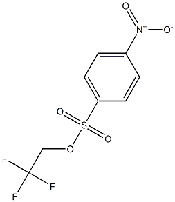 2,2,2-TRIFLUOROETHYL 4-NITROBENZENESULFONATE 구조식 이미지