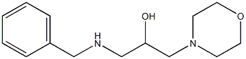 1-Benzylamino-3-morpholin-4-yl-propan-2-ol 구조식 이미지