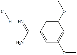 3,5-Dimethoxy-4-methylbenzamidine HCl 구조식 이미지