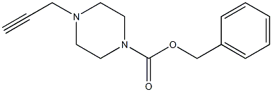 Benzyl 4-(prop-2-ynyl)piperazine-1-carboxylate Structure