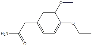 2-(4-ETHOXY-3-METHOXY-PHENYL)-ACETAMIDE 구조식 이미지