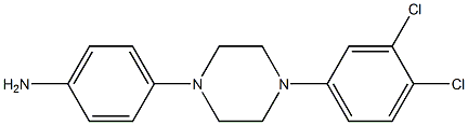 1-(3,4-DICHLOROPHENYL)-4-(4-AMINOPHENYL )PIPERAZINE Structure