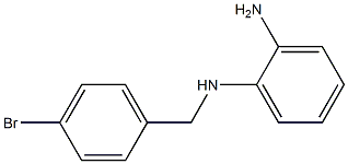 N-(4-BROMO)-BENZYL O-PHENYLENE DIAMINE 구조식 이미지