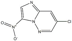 7-Chloro-3-nitroimidazo[1,2-b]pyridazine Structure