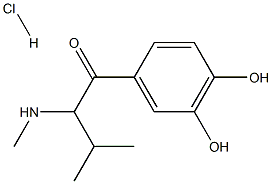 Isopropyl Adrenalone Hydrochloride 구조식 이미지
