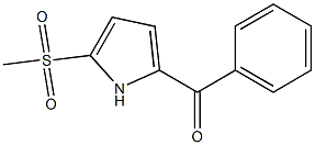 2-(METHYLSULFONYL)-5-BENZOYLPYRROLE Structure