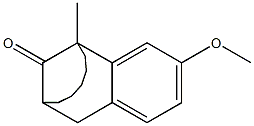 5,6,7,8,9,10,11,12-OCTAHYDRO-3-METHOXY-5-METHYL-5,11-METHANOBENZOCYCLODECEN-13-ONE 구조식 이미지