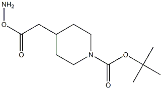 tert-butyl 4-(2-(aminooxy)-2-oxoethyl)piperidine-1-carboxylate Structure