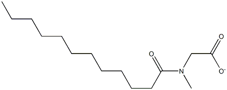 N-LAUROYLSARCOSINATE - SOLUTION (10 %) PURE 구조식 이미지