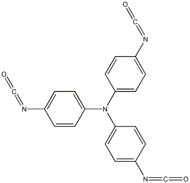 TRIS(4-ISOCYANATOPHENYL)AMINE 구조식 이미지