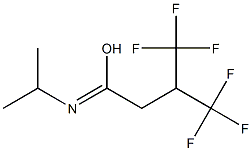 1-ISOPROPYLIMINO-4,4,4-TRIFLUORO-3-TRIFLUOROMETHYLBUTAN-1-OL 구조식 이미지