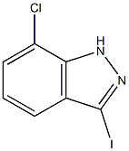 7-CHLORO-3-IODOINDAZOLE Structure