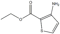 3-AMINOTHIOPHENE-2-CARBOXYLIC ACID ETHYL ESTER Structure