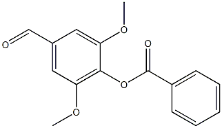 4-BENZOYLOXY-3,5-DIMETHOXYBENZALDEHYDE 구조식 이미지