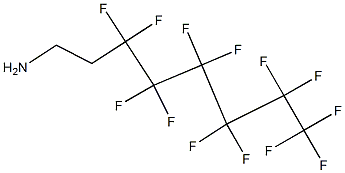 1H,1H,2H,2H-PERFLUOROOCTYLAMINE 구조식 이미지