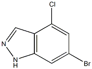 6-BROMO-4-CHLOROINDAZOLE 구조식 이미지