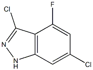 3,6-DICHLORO-4-FLUOROINDAZOLE Structure