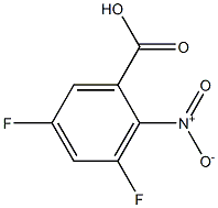 3,5-DIFLUORONITROBENZOIC ACID Structure