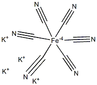 POTASSIUM FERROCYANIDE FOOD GRADE Structure