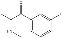 1-(3-FLUOROPHENYL)-2-(METHYLAMINO)PROPAN-1-ONE Structure