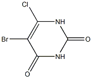 5-bromo-6-chloro-1H-pyrimidine-2,4-dione Structure