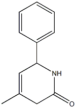 4-Methyl-6-Phenyl-3,6-Dihydropyridin-2(1H)-One 구조식 이미지