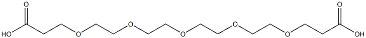 4,7,10,13,16-Pentaoxanonadecane-1,19-dioic acid 구조식 이미지