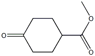 methyl 4-oxocyclohexanecarboxylate Structure