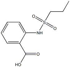 2-(Propylsulfonamido)benzoic acid Structure