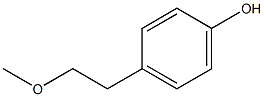 P-HYDROXYPHENYLETHYL METHYL ETHER Structure