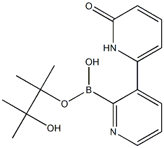 6-(1H-PYRIDIN-2-ONE)PYRIDINE-2-BORONIC ACID PINACOL ESTER 구조식 이미지