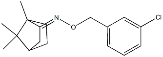 1,7,7-TRIMETHYL-BICYCLO[2.2.1]HEPTAN-2-ONE O-(3-CHLORO-BENZYL)-OXIME Structure