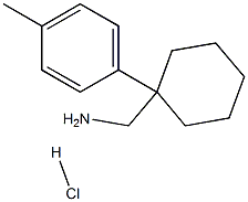 1-[1-(4-METHYLPHENYL)CYCLOHEXYL]METHANAMINE HYDROCHLORIDE 구조식 이미지