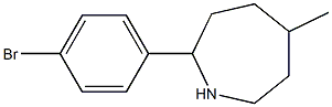 2-(4-BROMOPHENYL)-5-METHYLAZEPANE 구조식 이미지