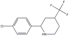 2-(4-CHLOROPHENYL)-4-(TRIFLUOROMETHYL)PIPERIDINE Structure