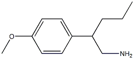 2-(4-METHOXYPHENYL)PENTAN-1-AMINE 구조식 이미지