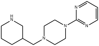 2-[4-(PIPERIDIN-3-YLMETHYL)PIPERAZIN-1-YL]PYRIMIDINE 구조식 이미지